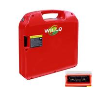 WILLQ 48V 24V Electric Forklift Battery LiFePO4 Battery | 20Ah 30Ah 40Ah 60Ah Lithium Battery for Electric Pallet Jack Truck CBD15J-LI-S/CBD15-E1C1L, SBS75X Connector, Handle