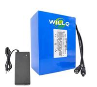 WILLQ DC 12 Volts Lithium Polymer Battery Pack 19Ah 21Ah 23Ah 32Ah 35Ah 42Ah 45Ah Portable Rechargeable Battery for 12V Equipment,12V45000mAh