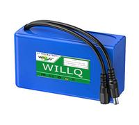 WILLQ DC 12V 10000mAh Rechargeable Lithium Polymer Battery Replacement 12 Volts Backup Power Supply for LED Light/Water Pump,12V10000mAh