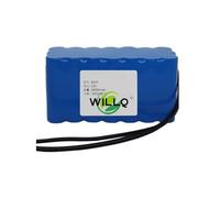 WILLQ DC 12V 1800mAH to 49000mAH Rechargeable Li-ion Battery for LED Light Bar/Robotics/Camera/Street Light/Various 12V Lamps Backup Lithium Battery Pack,18200mAH
