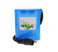 WILLQ DC 12V 1800mAH to 49000mAH Rechargeable Li-ion Battery for LED Light Bar/Robotics/Camera/Street Light/Various 12V Lamps Backup Lithium Battery Pack,3000mAH C