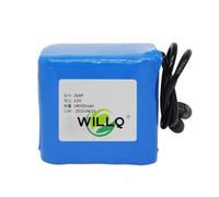 WILLQ DC 12V 1800mAH to 49000mAH Rechargeable Li-ion Battery for LED Light Bar/Robotics/Camera/Street Light/Various 12V Lamps Backup Lithium Battery Pack,14000mAH B