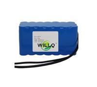 WILLQ DC 12V 1800mAH to 49000mAH Rechargeable Li-ion Battery for LED Light Bar/Robotics/Camera/Street Light/Various 12V Lamps Backup Lithium Battery Pack,14000mAH A