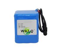 WILLQ DC 12V 1800mAH to 49000mAH Rechargeable Li-ion Battery for LED Light Bar/Robotics/Camera/Street Light/Various 12V Lamps Backup Lithium Battery Pack,7800mAH