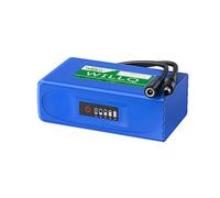 WILLQ DC 12V Rechargeable Lithium Battery 10000mAh 16000mAh 20000mAh 30000mAh Replacement Li-ion Battery Pack 12 Volts Backup Power Supply,12V10000mAh with light