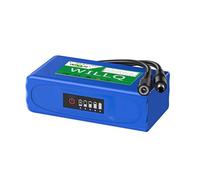 WILLQ DC 12V Rechargeable Lithium Battery 10000mAh 16000mAh 20000mAh 30000mAh Replacement Li-ion Battery Pack 12 Volts Backup Power Supply,12V16000mAh with light