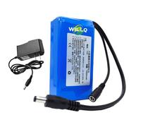 WILLQ DC 12V Rechargeable Lithium Battery 3000mAh 4000mAh 5000mAh 6000mAh 9000mAh 10000mAh 11000mAh 12 Volts Backup Battery Pack,12V10000mAh