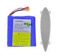 WILLQ Electric Four-Wheel Skateboard Battery 24V/29.4V/36V Hoverboard Battery 2AH/4AH/5AH/6AH/8AH/10AH/12AH Replacement Lithium Batteries,Small Fish Board 29.4V4Ah