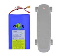 WILLQ Electric Four-Wheel Skateboard Battery 24V/29.4V/36V Hoverboard Battery 2AH/4AH/5AH/6AH/8AH/10AH/12AH Replacement Lithium Batteries,36V4Ah A
