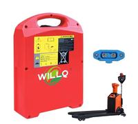 WILLQ Electric Pallet Jack Lithium Battery 48V 24V 15AH 20AH 30Ah 40Ah Forklift Lifepo4 Battery Pack for CBD18/20J-LI3 Spare Accessory,48V15Ah