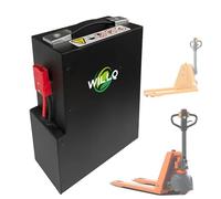 WILLQ Lithium Battery 24V 20Ah Electric Forklift Replacement Li-ion Battery for Electric Pallet Jack Truck EPJ3300/A-1017/A-1034 with Anderson Plug