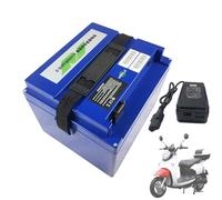 WILLQ Portable Lithium Battery 72V/60V/48V 32Ah Rechargeable Electric Motorcycle Battery with Charger and ABS Case for Bicycle Scooter Motor Kit,48V32Ah