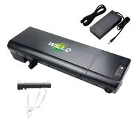 WILLQ Rear Rack E-Bike Battery 24V 36V 8AH 8.7AH 10AH 10.5AH 12AH 14AH 15AH 17.5AH Replacement Li-ion Battery for 0-500W Mountain Bike Motor with Controller Box,36V12AH