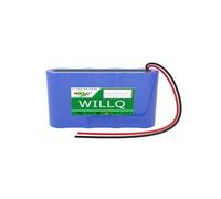 WILLQ Rechargeable Replacement Lithium Ion Battery 6.4V 6Ah 12Ah 18Ah 24Ah 30Ah LiFePo4 Battery with Cable for Electric Toys Solar Lighting Backup Battery,6.4V 12Ah A