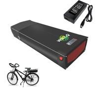 WILLQ Replacement Rechargeable Ebike Battery 36V 12.5AH 15AH 18AH 20AH 23AH 25AH 30AH Luggage Rack Lithium Battery Pack,No Rack,36V12.5AH
