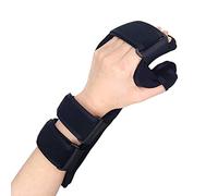 WILLQ Stroke Hand Splint Resting Hand Splint for Arthritis Flexion Contractures Night Wrist Thumb Immobilizer Support for Pain Tendinitis Sprain Fracture Arthritis Dislocation,Left hand,S