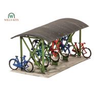 Wills Kits SS23 Bicycle Shed & Bicycles Kit