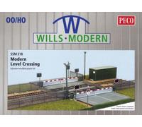 WILLS SSM318 Modern Level Crossing Kit - HO Scale - 1435mm Rail Gauge - Model Vehicle Track Kit