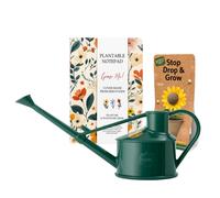 Willsow Plantable Notebook, Seed Ball & Watering Can Bundle Brights
