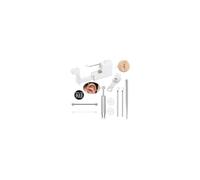WillTen 10Pcs G23 Titanium Industrial Piercing Kit, Professional 13G Piercing Gun Kit with 14G Titanium Industrial Barbell, Aftercare Tool Set with Piercing Taper Clear Retainer Helix Cartilage Bar