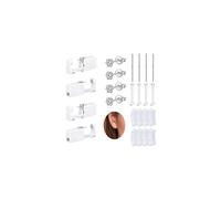 WillTen 24Pcs Ear Piercing Kit Ear Piercing Gun Kit, Disposable Ear Piercing Kit with 4Pcs Self Piercing Gun and Built-in Stainless Steel Silver Ear Stud 4mm CZ, Piercing Kit Self Ear Piercing Gun Kit