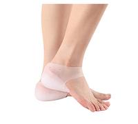 WILLWA Invisible Height Increase Silicone Insoles Elastic Lifting Sock Heel Pad Foot Orthopedic Support Unisex Hidden Insole (Color : C, Size : Height 2.5cm)