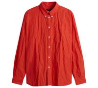 Willy Chavarria Men's Veterano Long Sleeve Shirt Red Hot Small