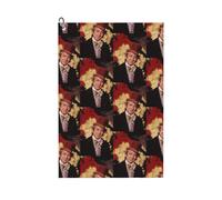 (Willy Wonka_6455) Golf Towel Funny Printed Cristmas Gift for Men Women Husband Dad Mom Birthday Golfers Fan