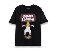 Willy Wonka Adults T-Shirt | Oompa Loompa Dance Graphic Tee in Black The Chocolate Factory 2023 Film Top for Men & Women | Unisex Fashion Apparel Movie Merchandise Gift