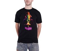 Willy Wonka and The Chocolate Factory T Shirt Willy Wonka Official Mens Black L