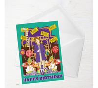 Willy Wonka Birthday Greetings Card - Giant Card