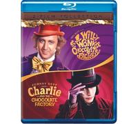 WILLY WONKA & CHOCOLATE FACTORY/CHARLIE & - Region free Blu Ray Sealed
