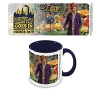 Willy Wonka & The Chocolate Factory (Nobody Comes Out) Dark Blue 11oz/315ml Coloured Inner Mug