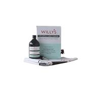WILLY'S Apple Cider Vinegar with Live Mother Bundle - Probiotics For Detox & Gut Health - 5L Refill Bag In Box, 500ml Glass Bottle, Tea Towel & Pour Spout