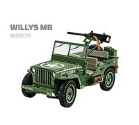 Cobi 2805 1:12 World War II Willys MB Military Brick Kit 1207 Pieces