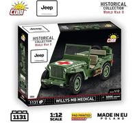 Willys MB Medical - COBI 2806 - 1131 brick Jeep model