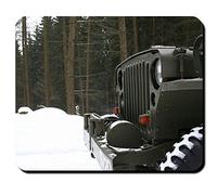 Willys MB Off-Road US United States Army Ardennen Snow WWII Photo Mouse Pad Mouse Pad Computer Laptop PC # 9382