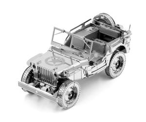 Willys Overland Military Jeep Metal Earth Premium Series 3D Model DIY Kit ICX139