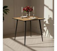 Wilma Dining Table - 2 Seater - Square - 80cm - Oak