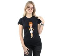 Wilma Flintstone Classic Pose Cotton T-Shirt The Flintstones Black M