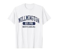 Wilmington North Carolina NC Vintage Athletic Sports T-Shirt