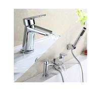 Wilpa Basin Mixer, Bath Shower Mixer Tap & Waste Chrome