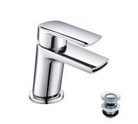 Wilpa Bathroom Waterfall Basin Mixer Tap & Waste Chrome