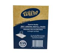 Wilro 24 Pack Humidifier, Aroma Diffuser, Vaporizer Aroma Refill Pads, Unscented Replacement Compatible with Dreo, Vicks, Wilro and Others