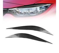 WILSEM 2 PCS Real Carbon Fiber Headlight Eyebrow Eyelid Cover Trim Sticker For 4 Series F32/F33/F36 2012-2019 F80 M3 2014-2018