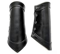 WILsem Motorcycle Leather Vambraces Glove For Wrist Forearm Bracer Lacing Armguard Gauntlet
