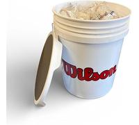 WILSON 1035 Practice Baseballs Bucket (Three Dozen)