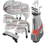 Wilson 1200 TPX Ladies Golf Club Set 10 Piece Graphite Right Hand + Cart Bag