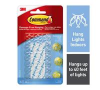Wilson 17026Clr Command Clear Decorating Clips With Clear Strips