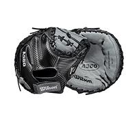WILSON 2021 A360 CM315 31.5" Baseball Catcher's Mitt - Black/Grey, Left Hand Throw